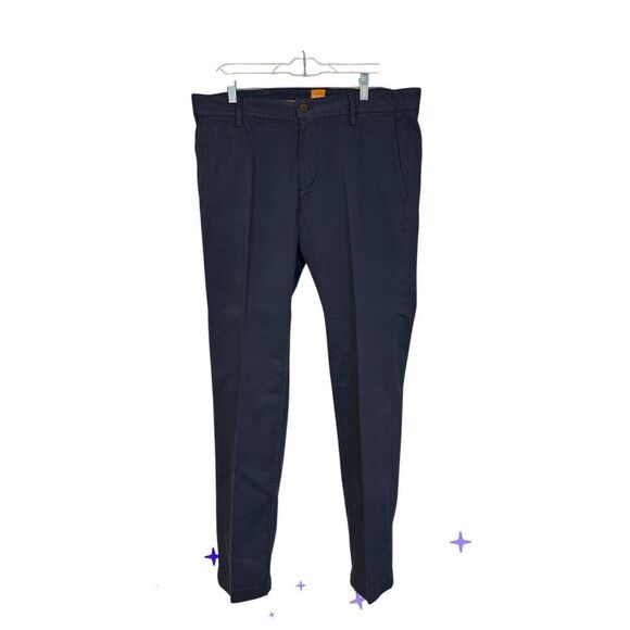 Hugo “Boss Orange” Chino Pants Navy Blue 34X32 Regular Fit - Picture 1 of 10